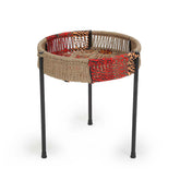 Jaipuri Weave Side Stool